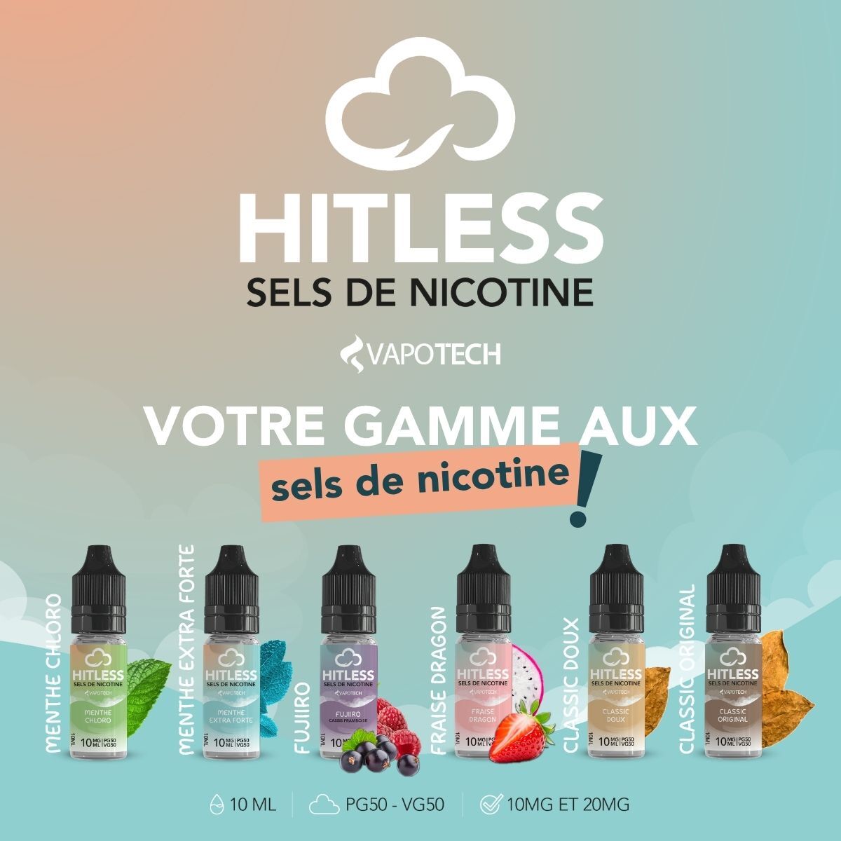 Hitless sels de nicotine